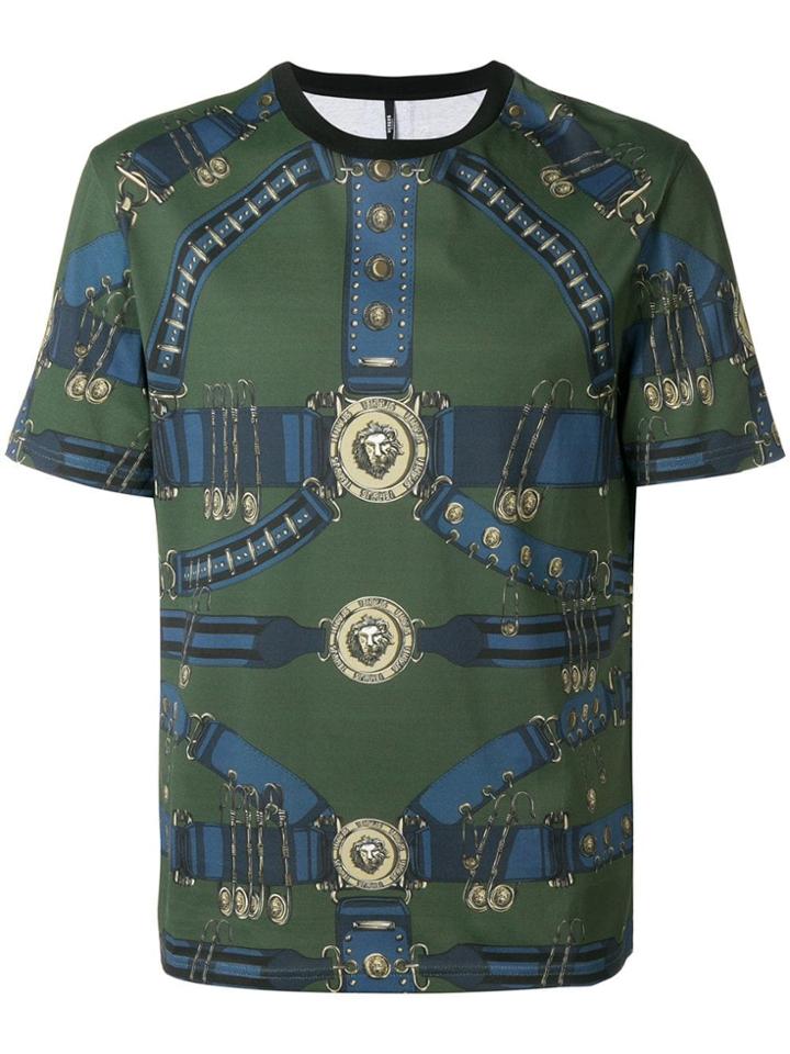 Versus Trompe L'oeil-print T-shirt - Green