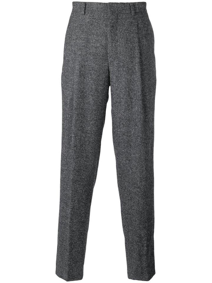 E. Tautz Pleated Tailored Trousers - Grey