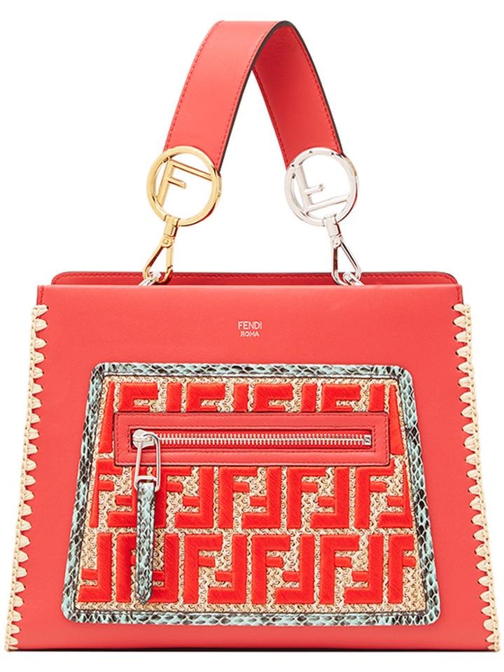 Fendi Runaway Tote - Red