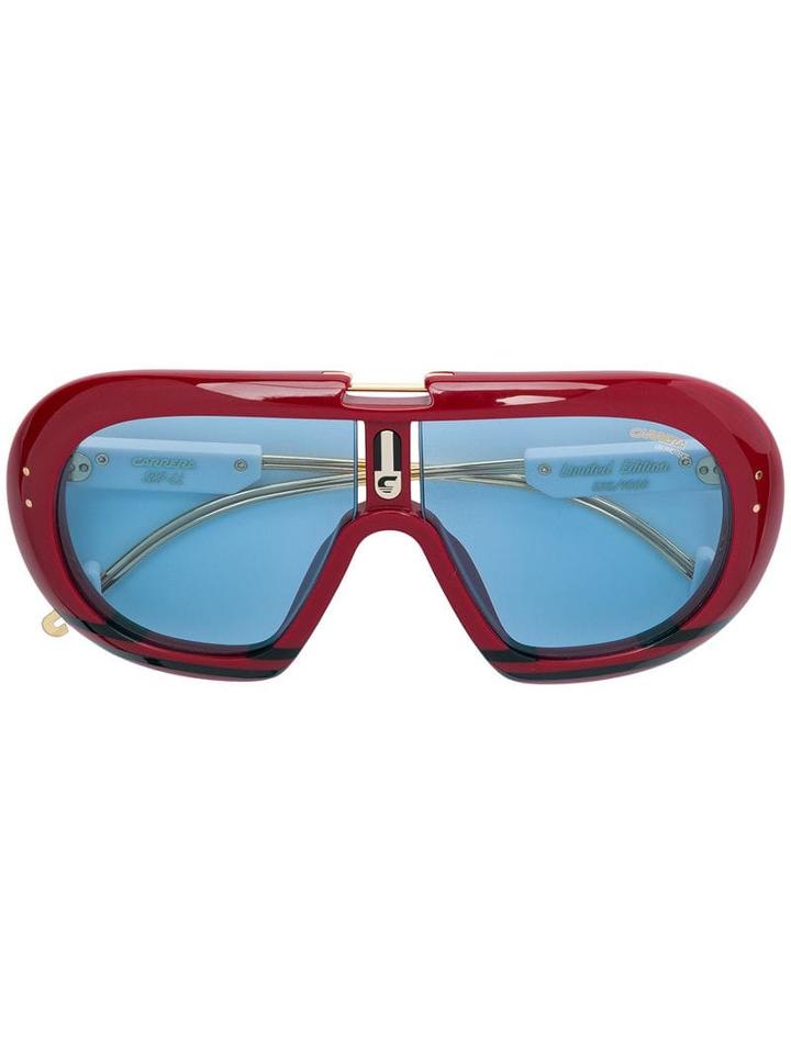 Carrera Limited Edition Full-shield Sunglasses - Red