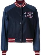 Chanel Vintage 'stadium' Jacket, Women's, Size: 38, Blue