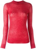 Joseph - Perforated Cardigan - Women - Cashmere - S, Women's, Red, Cashmere