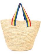 Loeffler Randall Rainbow Handle Oversized Tote - Nude & Neutrals