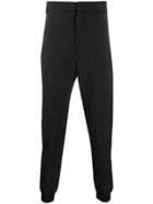 Les Hommes Gathered Ankle Trousers - Black