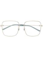 Gucci Eyewear Square Shaped Glasses - Silver