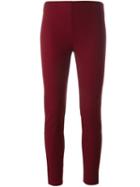 Joseph Skinny Trousers, Women's, Size: 38, Red, Viscose/cotton/spandex/elastane