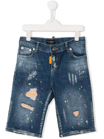My Brand Kids Painted Shorts - Blue