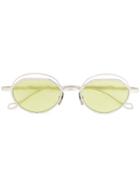 Kuboraum Round Frame Sunglasses - Yellow