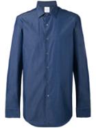 Paul Smith - Slim-fit Shirt - Men - Cotton - 17, Blue, Cotton