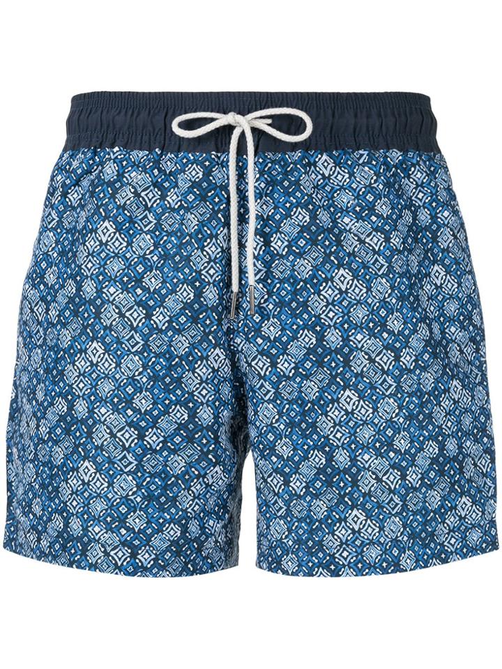 Venroy Venroy Mswimshortdia Navy Diamond Print Microfibre - Blue