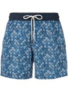 Venroy Venroy Mswimshortdia Navy Diamond Print Microfibre - Blue