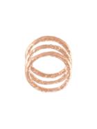 Alice Waese Set Of Stacking Rings, Women's, Size: 5, Metallic