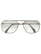 Cazal Aviator Frame Sunglasses - Gold