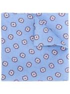 Fashion Clinic Timeless Floral Print Pocket Square, Men's, Blue, Linen/flax