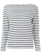 Saint Laurent Classic Breton Top, Women's, Size: L, Nude/neutrals, Cotton