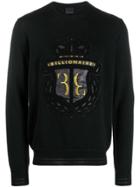 Billionaire Embroidered Pullover - Black