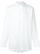 Maison Margiela Boxy Buttoned Shirt, Men's, Size: 46, White, Cotton