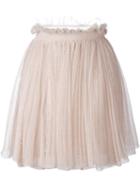 Alexander Mcqueen Floral Lace Flared Skirt