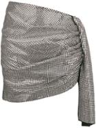 Magda Butrym Gathered Asymmetric Skirt - Metallic