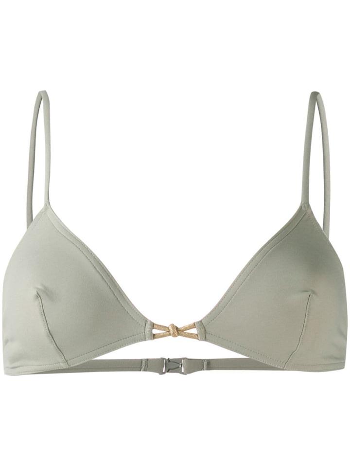 Eres Triangle Bikini Top - Grey