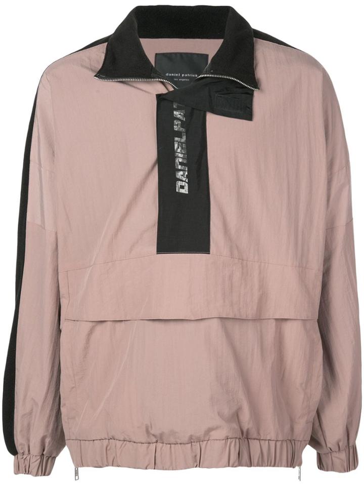 Daniel Patrick Overhead Windbreaker Jacket - Pink
