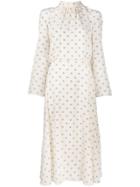 Valentino V Logo Dress - Neutrals