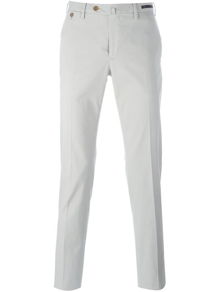 Pt01 Slim Chino Trousers, Men's, Size: 48, Nude/neutrals, Cotton/spandex/elastane