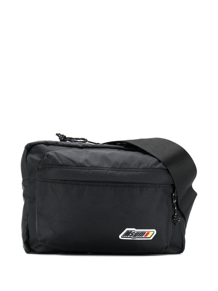 Msgm Racer Belt Bag - Black