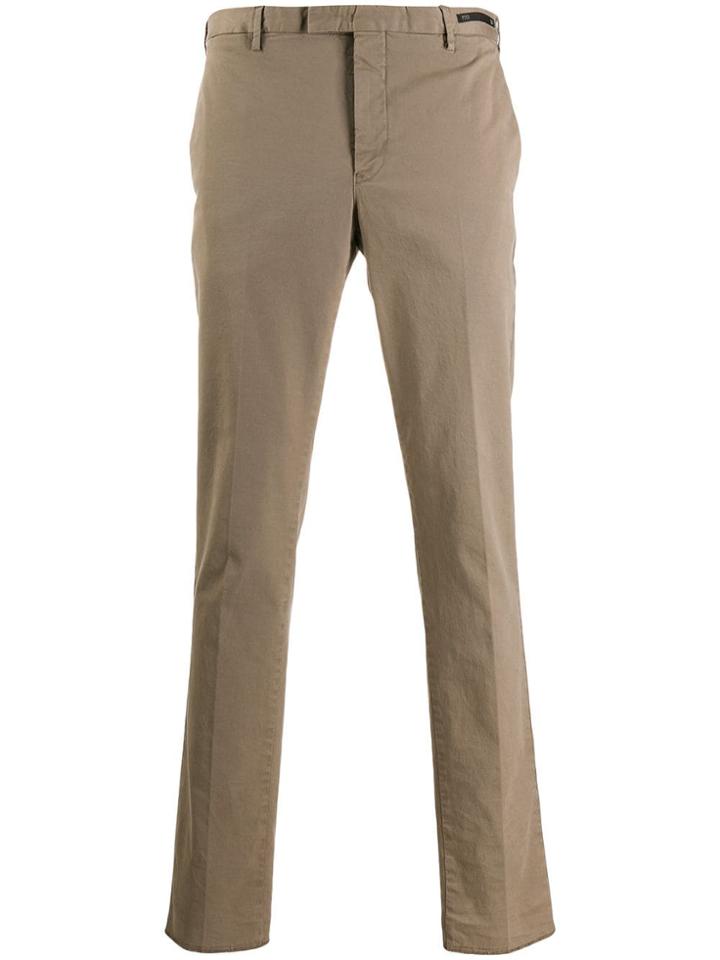 Pt01 Slim-fit Chino Trousers - Neutrals