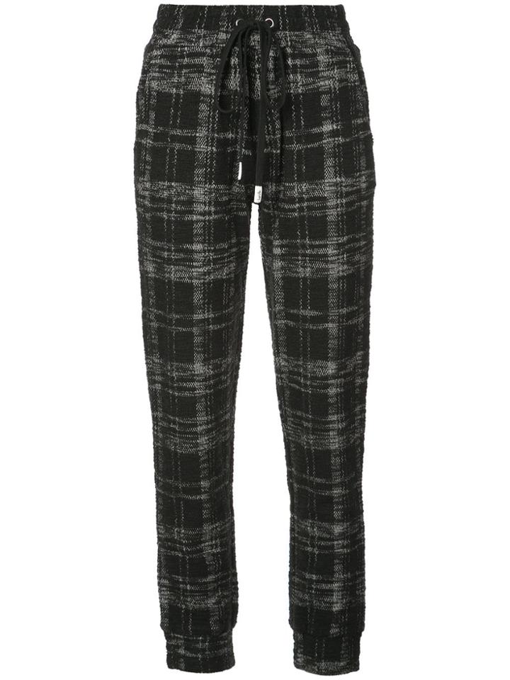 Haculla Signature Eyes Tweed Joggers - Black