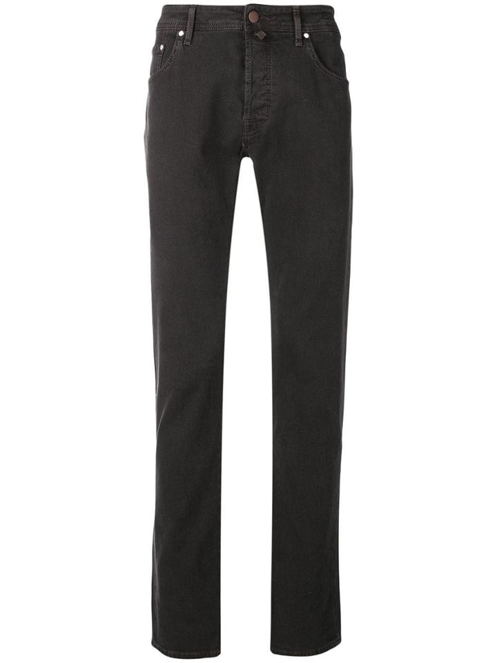 Jacob Cohen Classic Straight Jeans - Brown