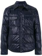 Ermanno Scervino Padded Snap Button Jacket - Blue