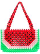 Susan Alexandra Watermelon Beaded Bag - Red