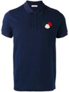 Moncler Logo Polo Shirt, Men's, Size: Xxl, Blue, Cotton