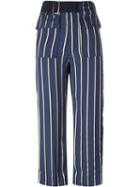 Dondup Cropped Striped Trousers