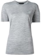 Alexander Wang Knitted Top, Women's, Size: Medium, Grey, Silk/merino