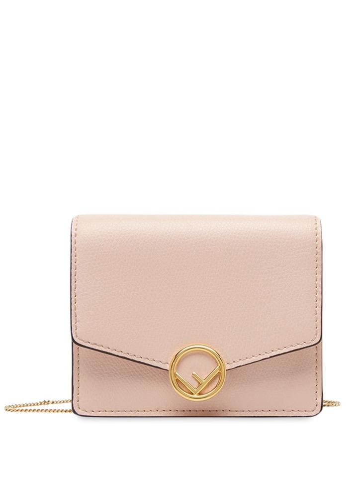 Fendi Small Chain Wallet Bag - Neutrals