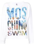 Moschino Logo Graphic Print Sweatshirt - White