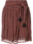 Apiece Apart 'baja' Tie Waist Skirt, Women's, Size: 4, Yellow/orange, Rayon/silk
