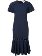 Jonathan Simkhai Metal Studded Crepe Tee Dress - Blue
