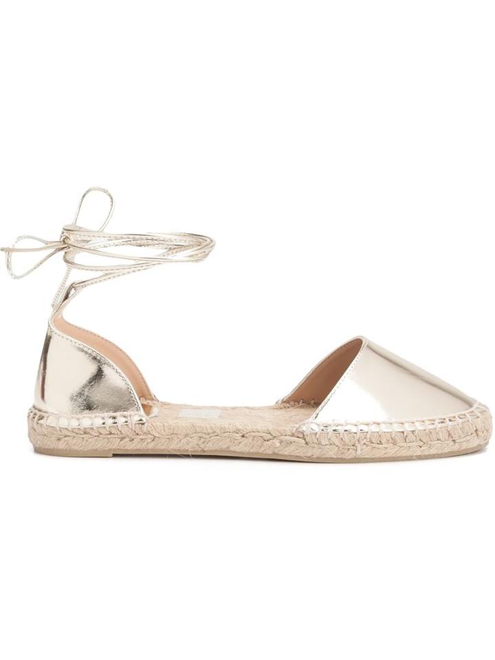 Frances Valentine 'jane' Metallic Espadrilles