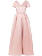 Rochas Bow-embellished Gown - Nude & Neutrals