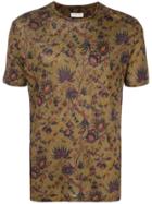 Etro Floral Print T-shirt - Brown
