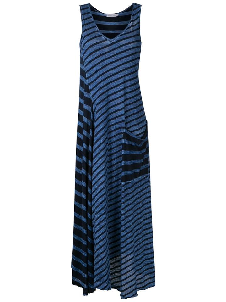 Mara Mac Striped Maxi Dress - Pink