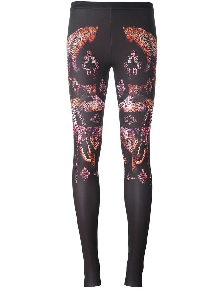 Marcelo Burlon County Of Milan 'muriel' Leggings, Women's, Size: Xs, Black, Polyester/spandex/elastane