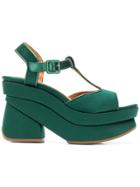 Chie Mihara Vreni Platform Sandals - Green