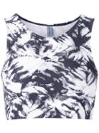 Lygia & Nanny - Printed Cropped Top - Women - Polyamide - Gg, Black, Polyamide