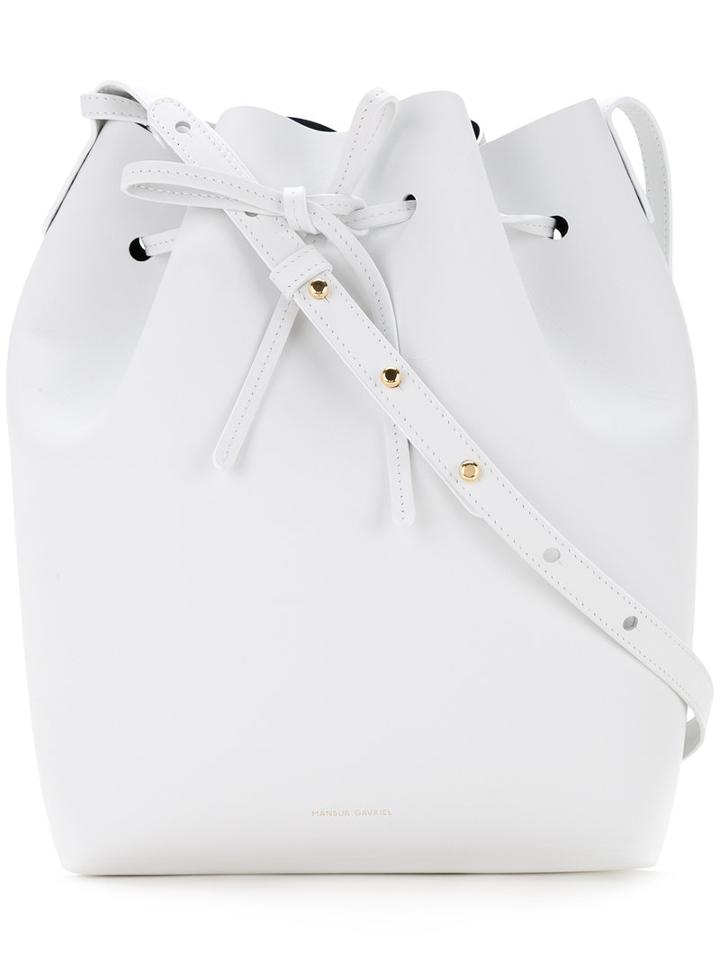 Mansur Gavriel - Bucket Bag - Women - Leather - One Size, White, Leather