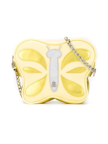 Butterfly Shoulder Bag - Kids - Leather - One Size, Yellow/orange, Xavem Kids