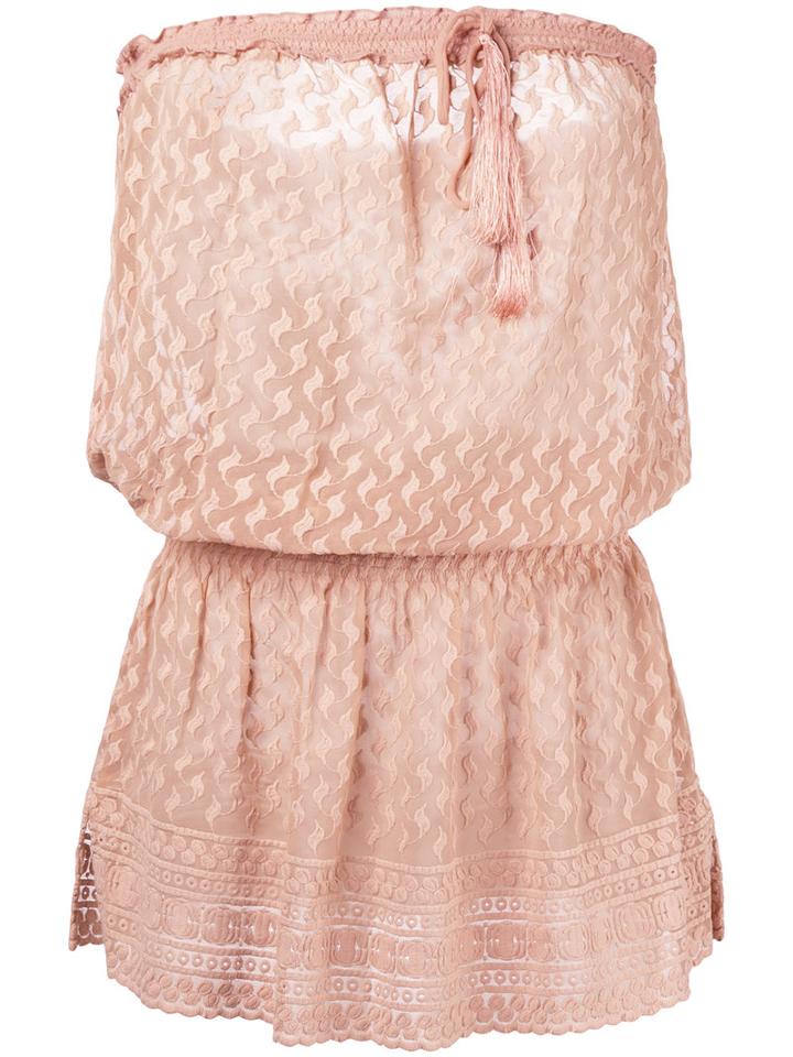 Melissa Odabash Adela Beach Dress, Women's, Size: Medium, Nude/neutrals, Polyester